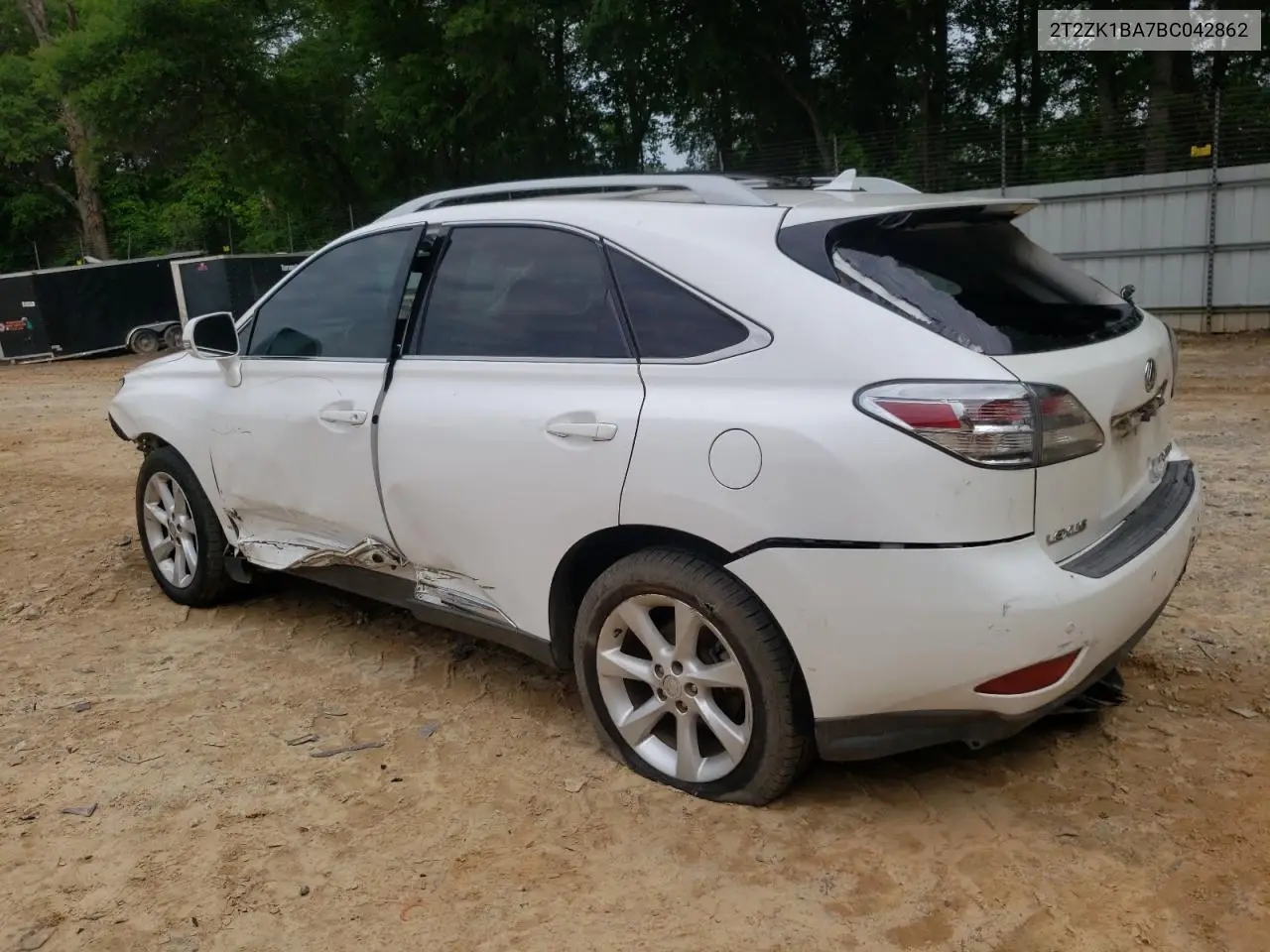 2011 Lexus Rx 350 VIN: 2T2ZK1BA7BC042862 Lot: 56399645