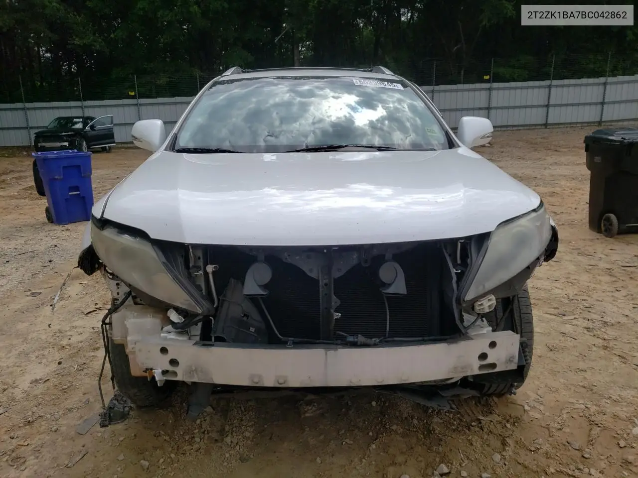 2011 Lexus Rx 350 VIN: 2T2ZK1BA7BC042862 Lot: 56399645