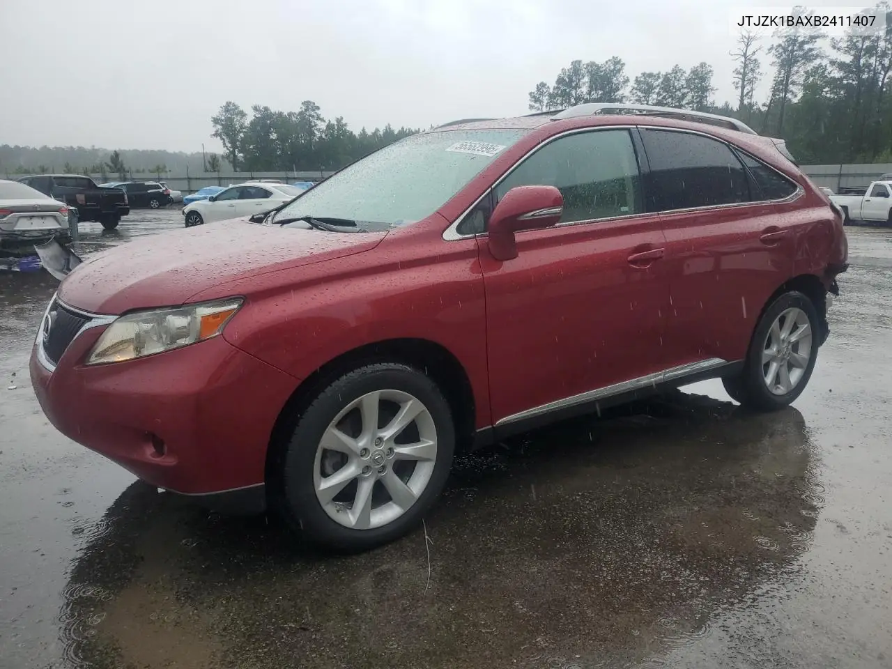 2011 Lexus Rx 350 VIN: JTJZK1BAXB2411407 Lot: 56562995