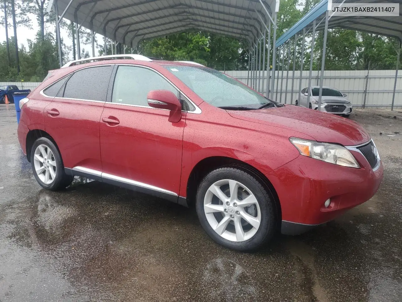 2011 Lexus Rx 350 VIN: JTJZK1BAXB2411407 Lot: 56562995