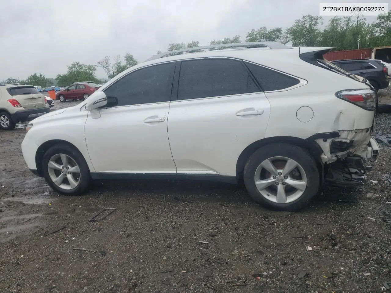 2011 Lexus Rx 350 VIN: 2T2BK1BAXBC092270 Lot: 56580165