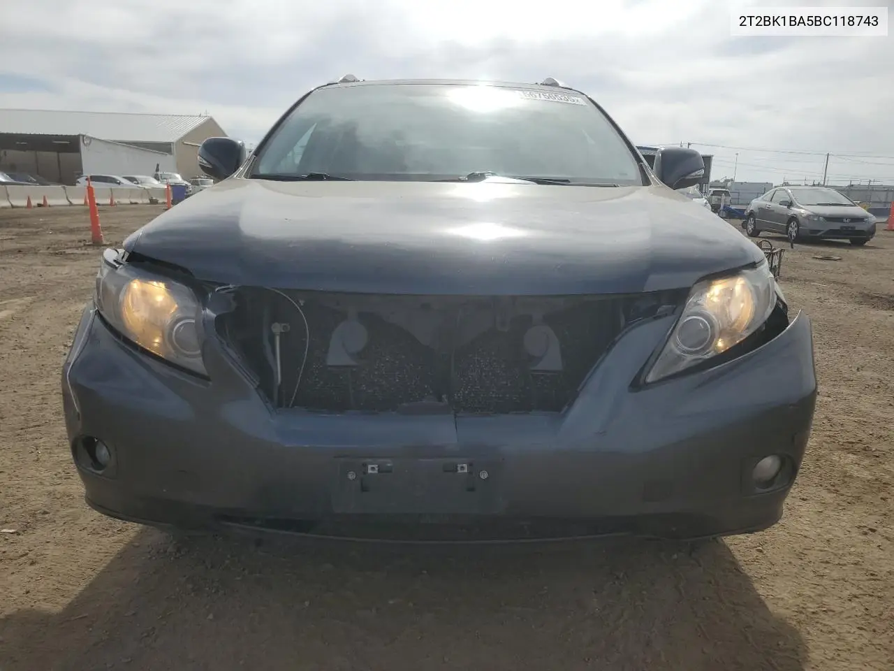 2011 Lexus Rx 350 VIN: 2T2BK1BA5BC118743 Lot: 56756535