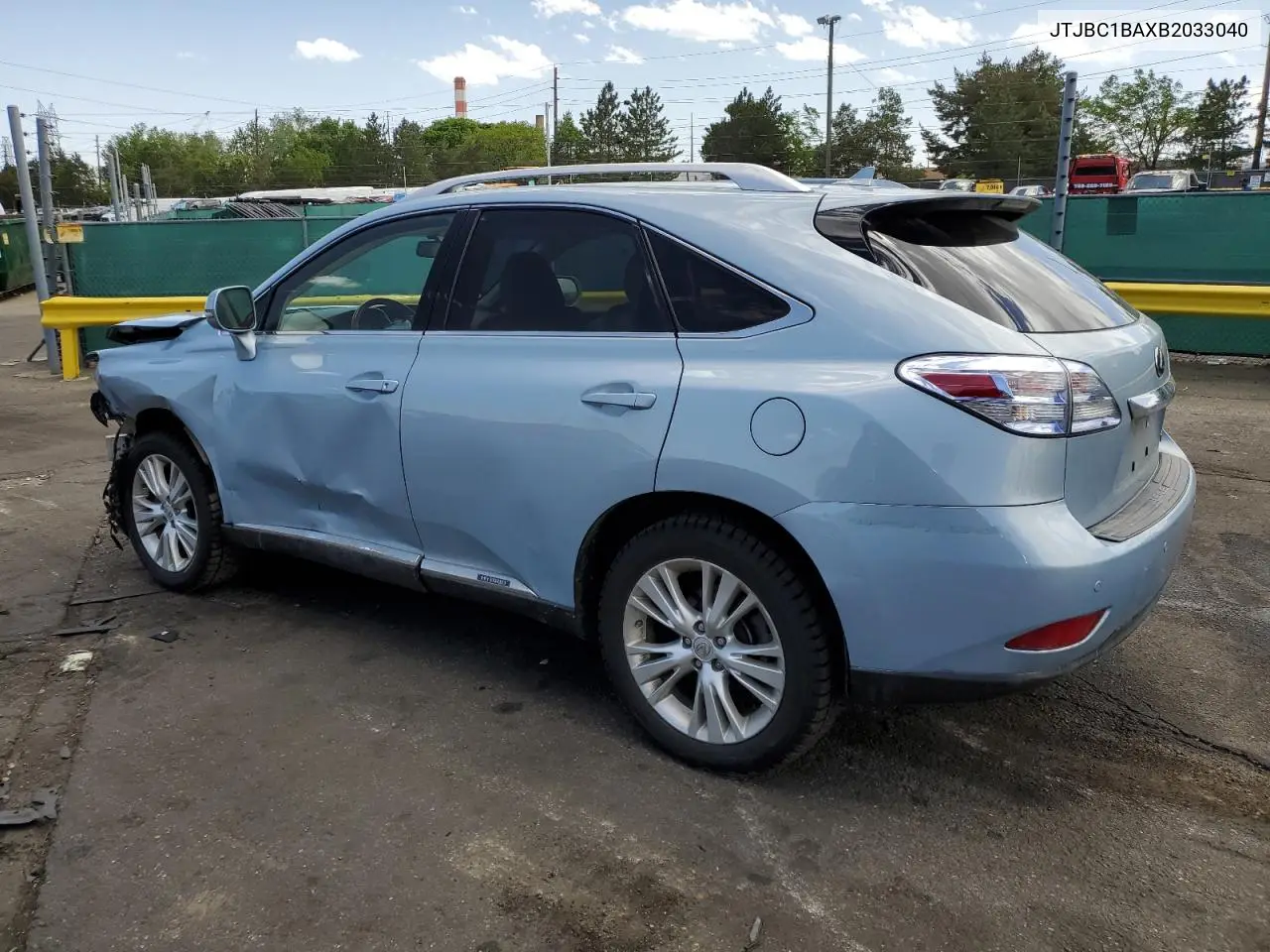 2011 Lexus Rx 450H VIN: JTJBC1BAXB2033040 Lot: 56920005