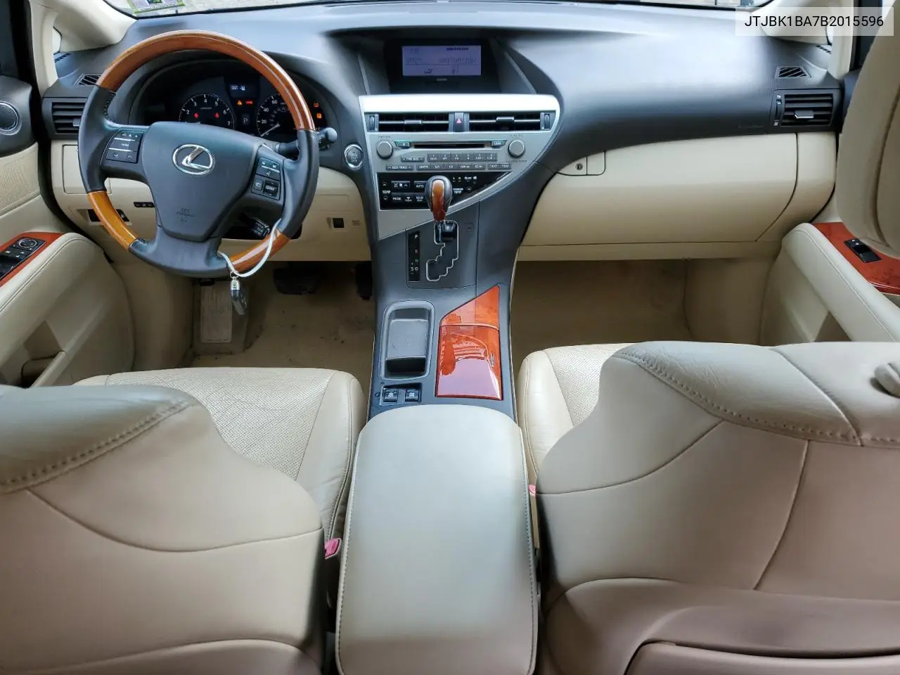 2011 Lexus Rx 350 VIN: JTJBK1BA7B2015596 Lot: 61337755