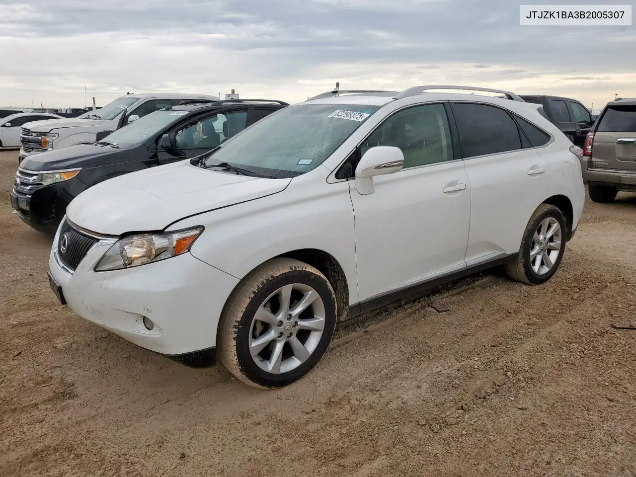 2011 Lexus Rx 350 VIN: JTJZK1BA3B2005307 Lot: 62293375