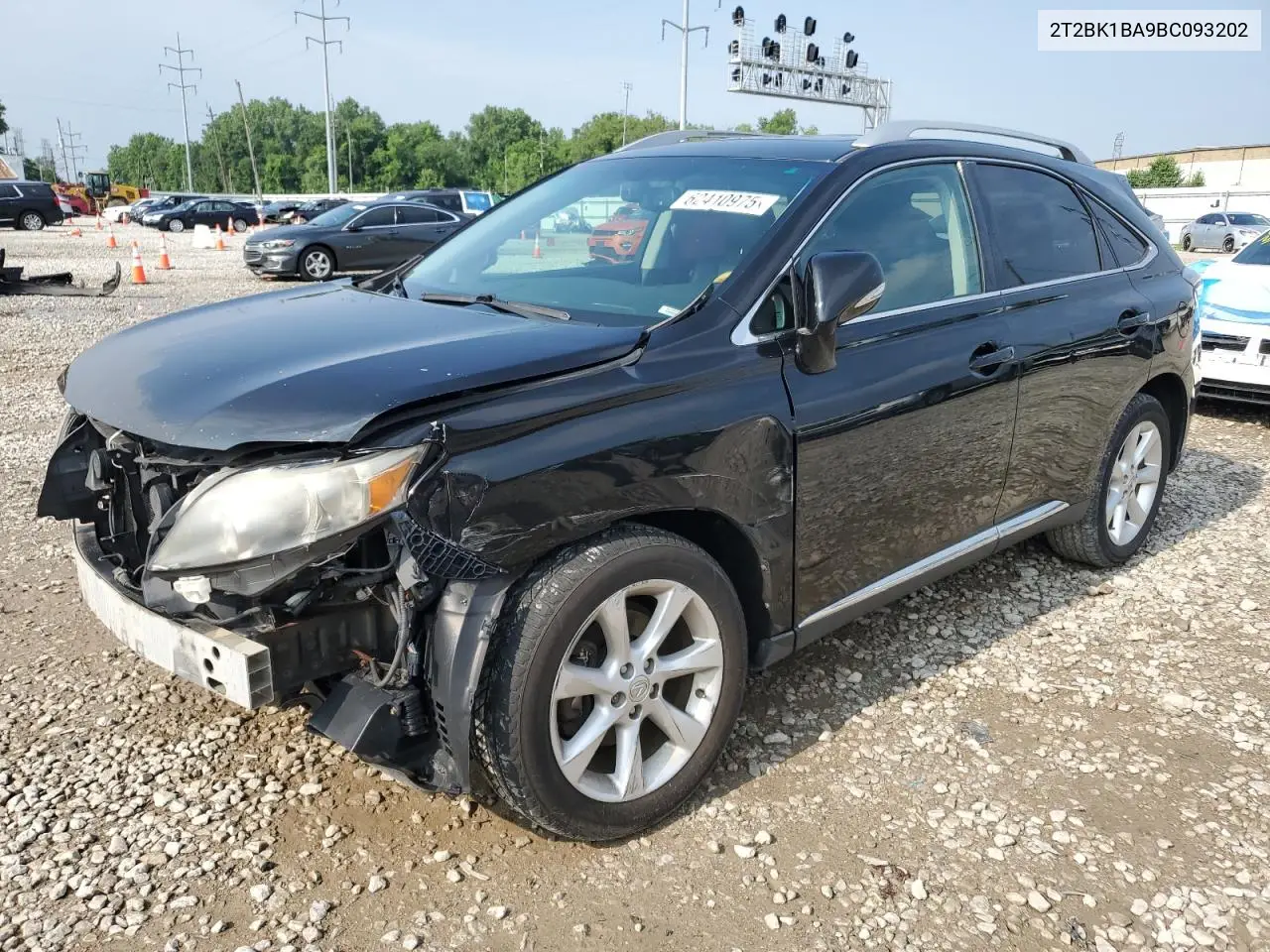 2011 Lexus Rx 350 VIN: 2T2BK1BA9BC093202 Lot: 62410975