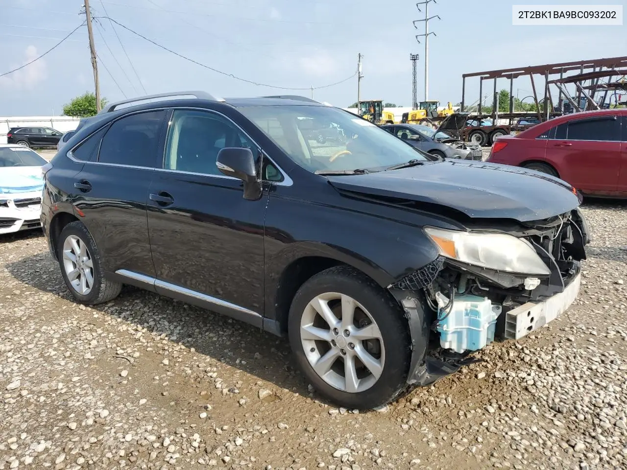 2011 Lexus Rx 350 VIN: 2T2BK1BA9BC093202 Lot: 62410975