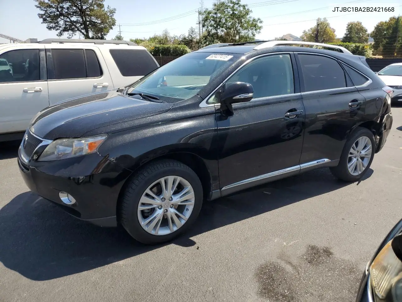 2011 Lexus Rx 450H VIN: JTJBC1BA2B2421668 Lot: 62427415
