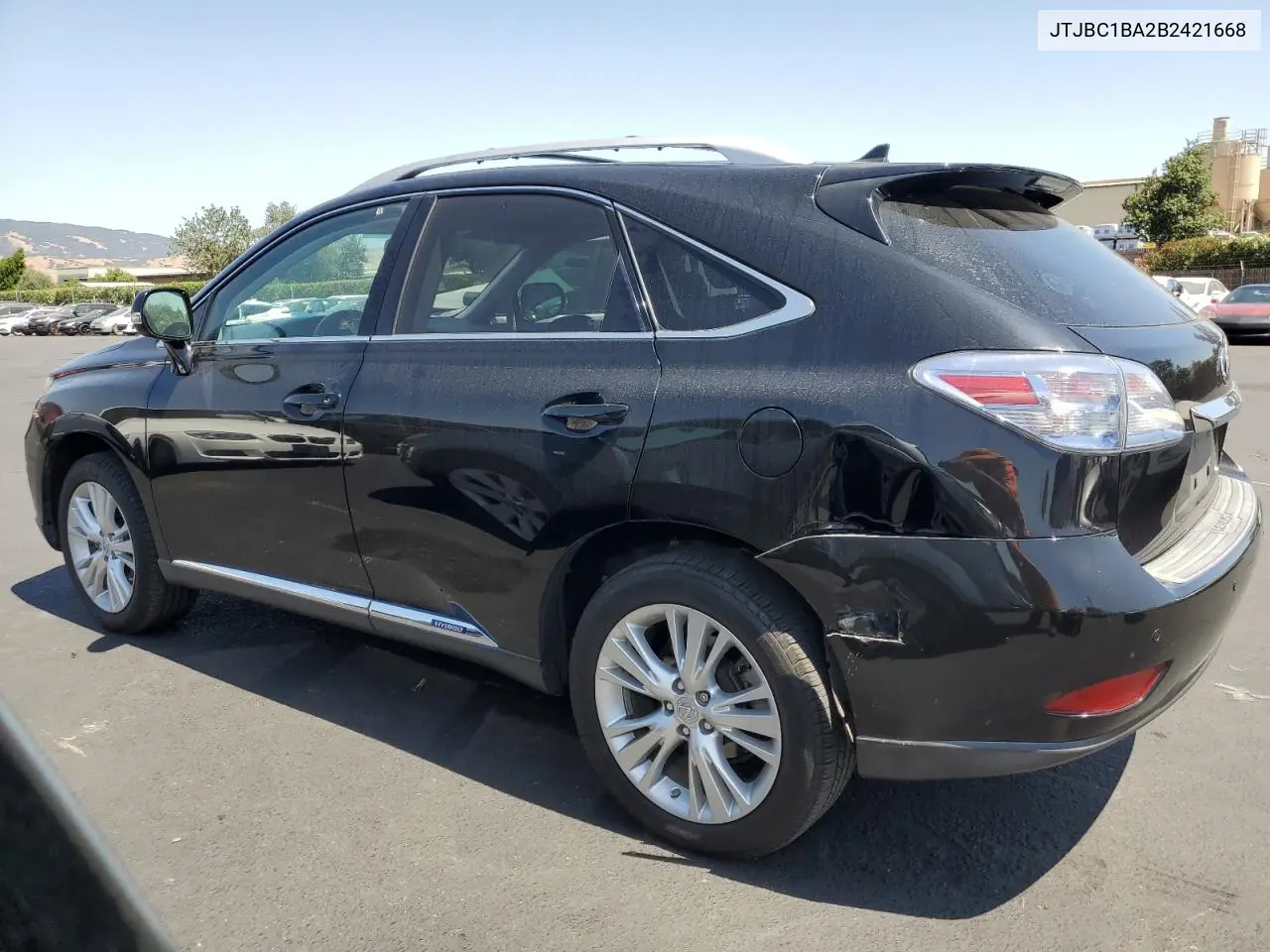 2011 Lexus Rx 450H VIN: JTJBC1BA2B2421668 Lot: 62427415