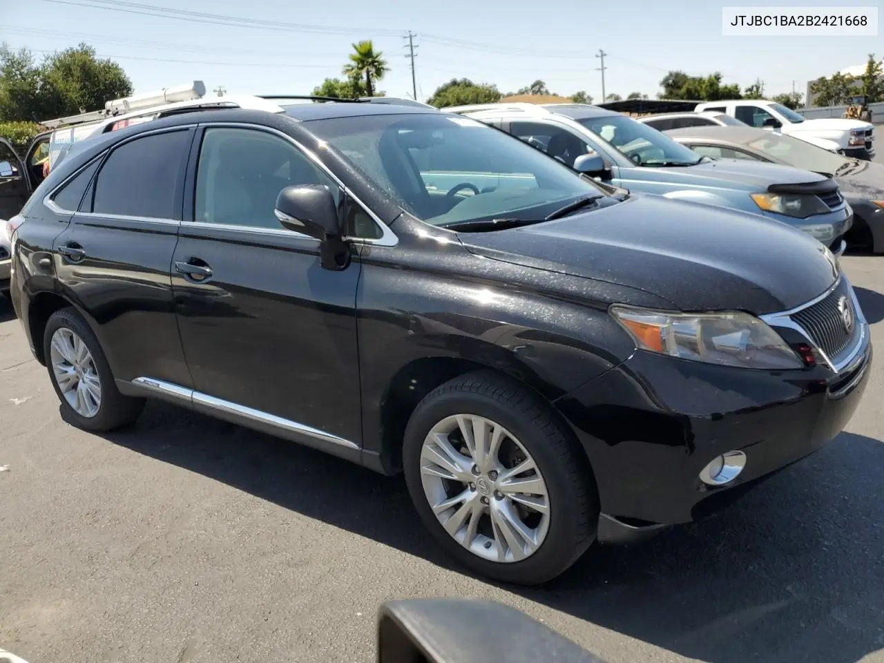 2011 Lexus Rx 450H VIN: JTJBC1BA2B2421668 Lot: 62427415