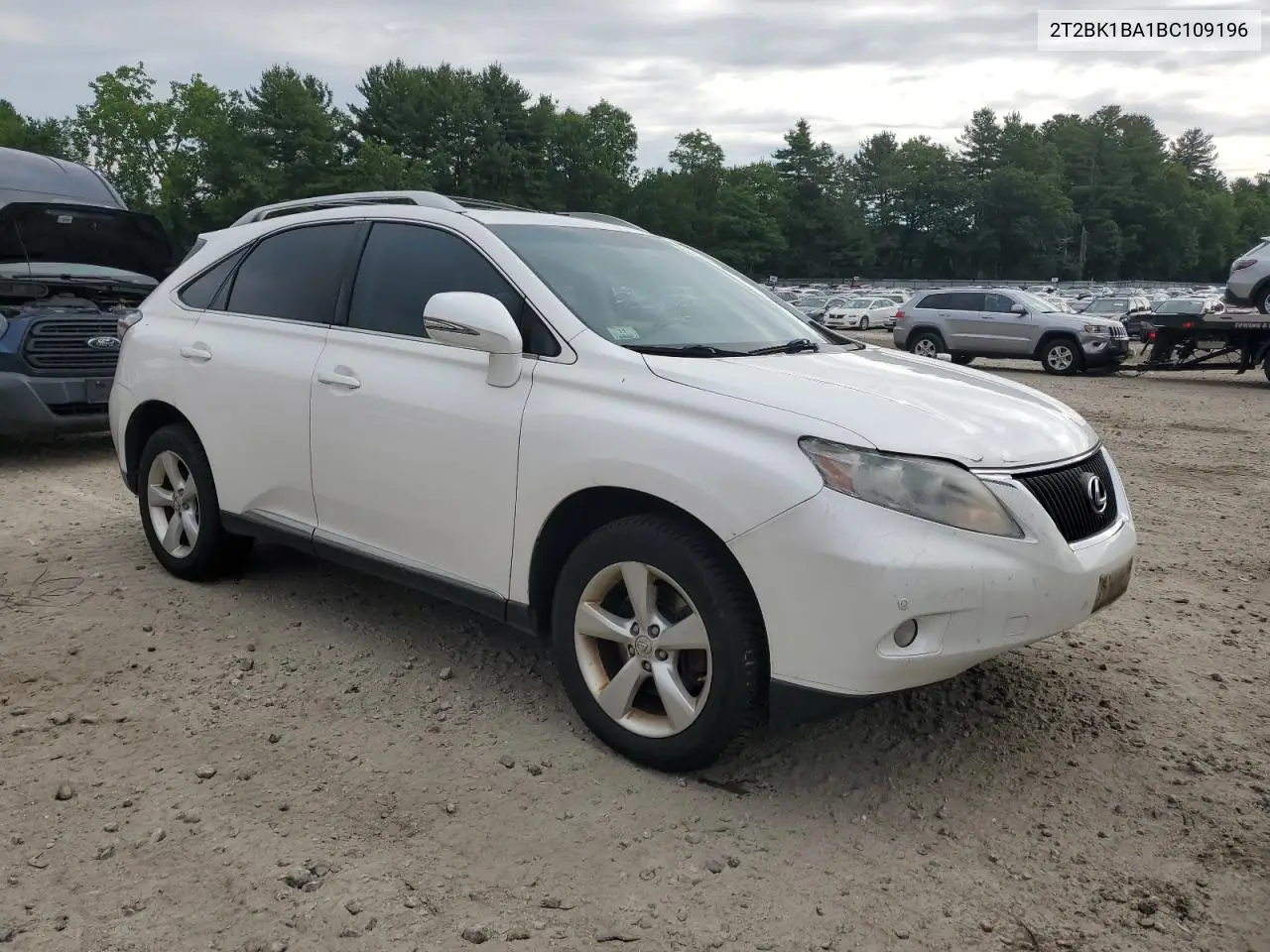 2011 Lexus Rx 350 VIN: 2T2BK1BA1BC109196 Lot: 62729355