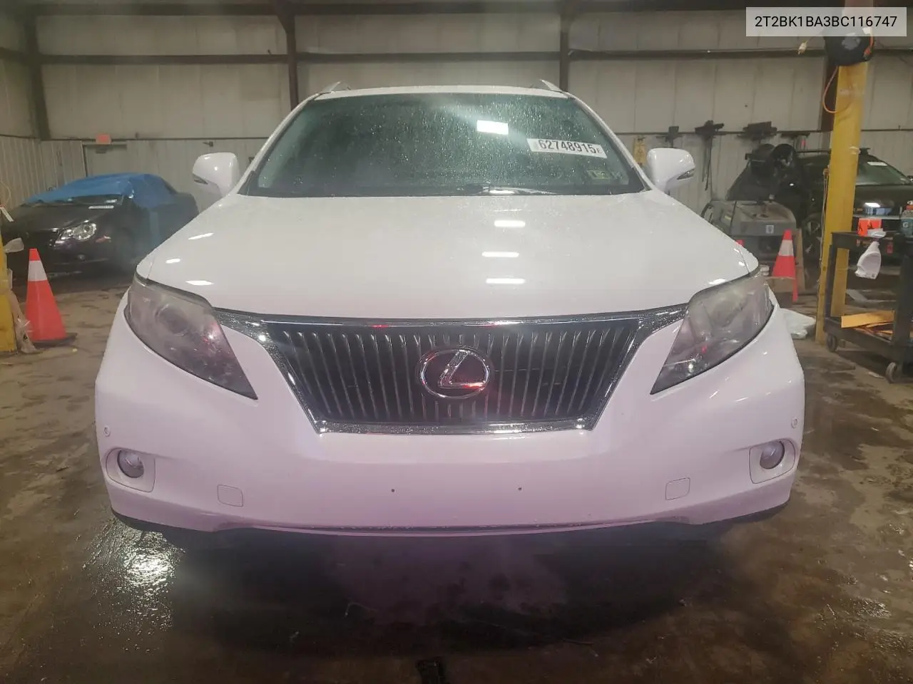 2011 Lexus Rx 350 VIN: 2T2BK1BA3BC116747 Lot: 62748915