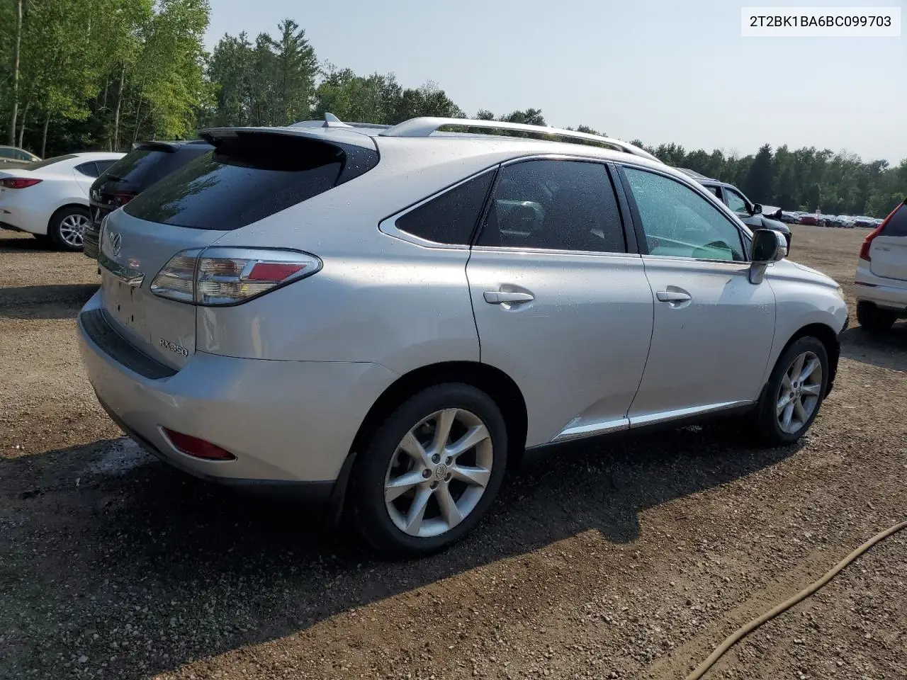 2011 Lexus Rx 350 VIN: 2T2BK1BA6BC099703 Lot: 62812115