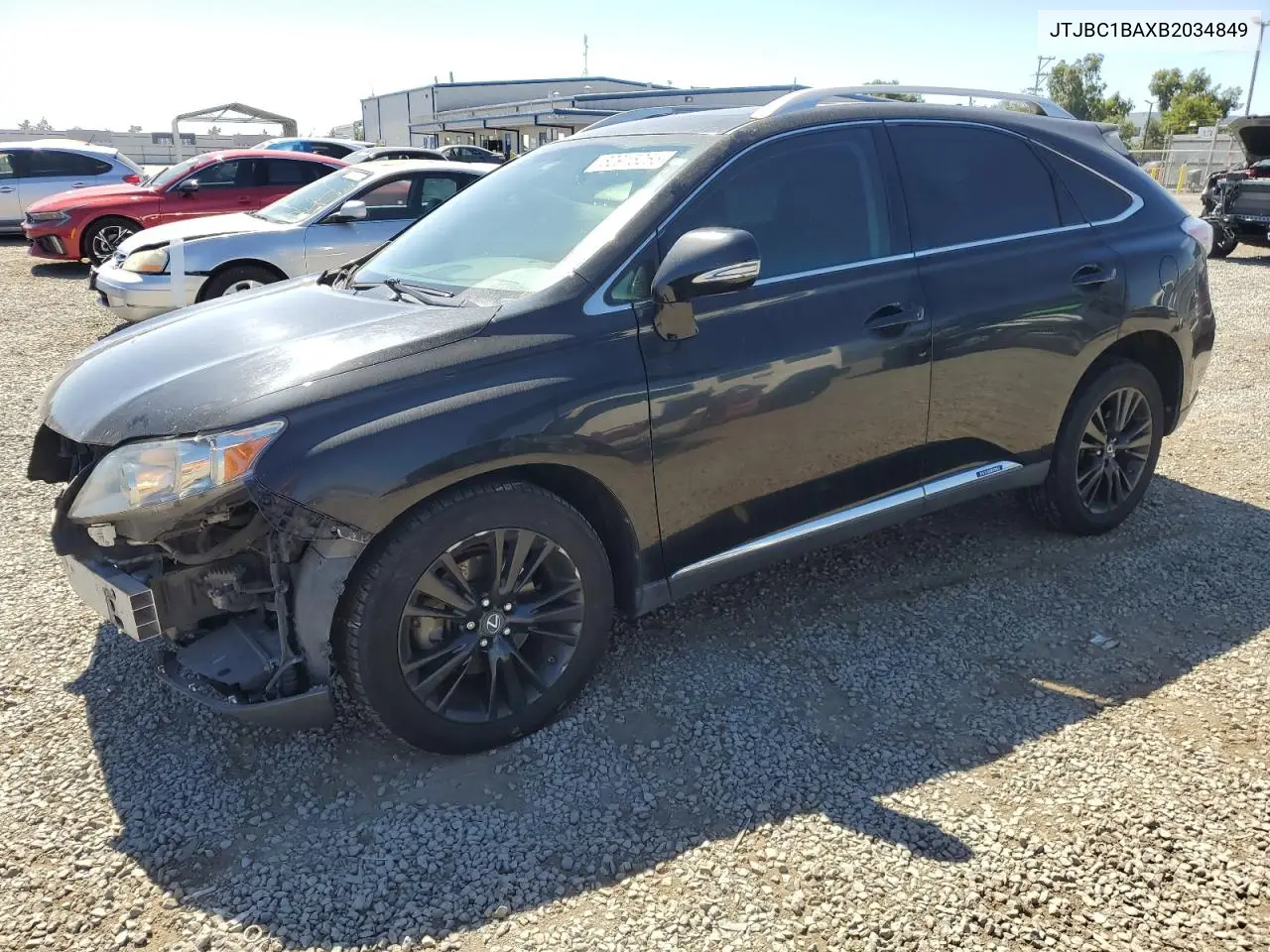 2011 Lexus Rx 450H VIN: JTJBC1BAXB2034849 Lot: 62915265