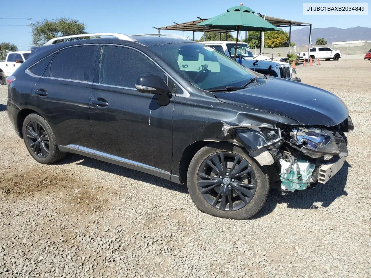 2011 Lexus Rx 450H VIN: JTJBC1BAXB2034849 Lot: 62915265