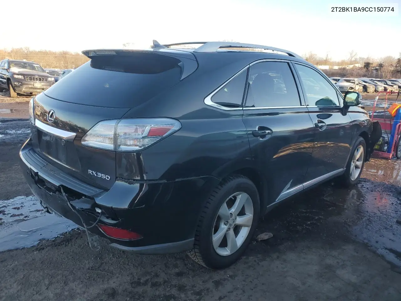 2012 Lexus Rx 350 VIN: 2T2BK1BA9CC150774 Lot: 45270415