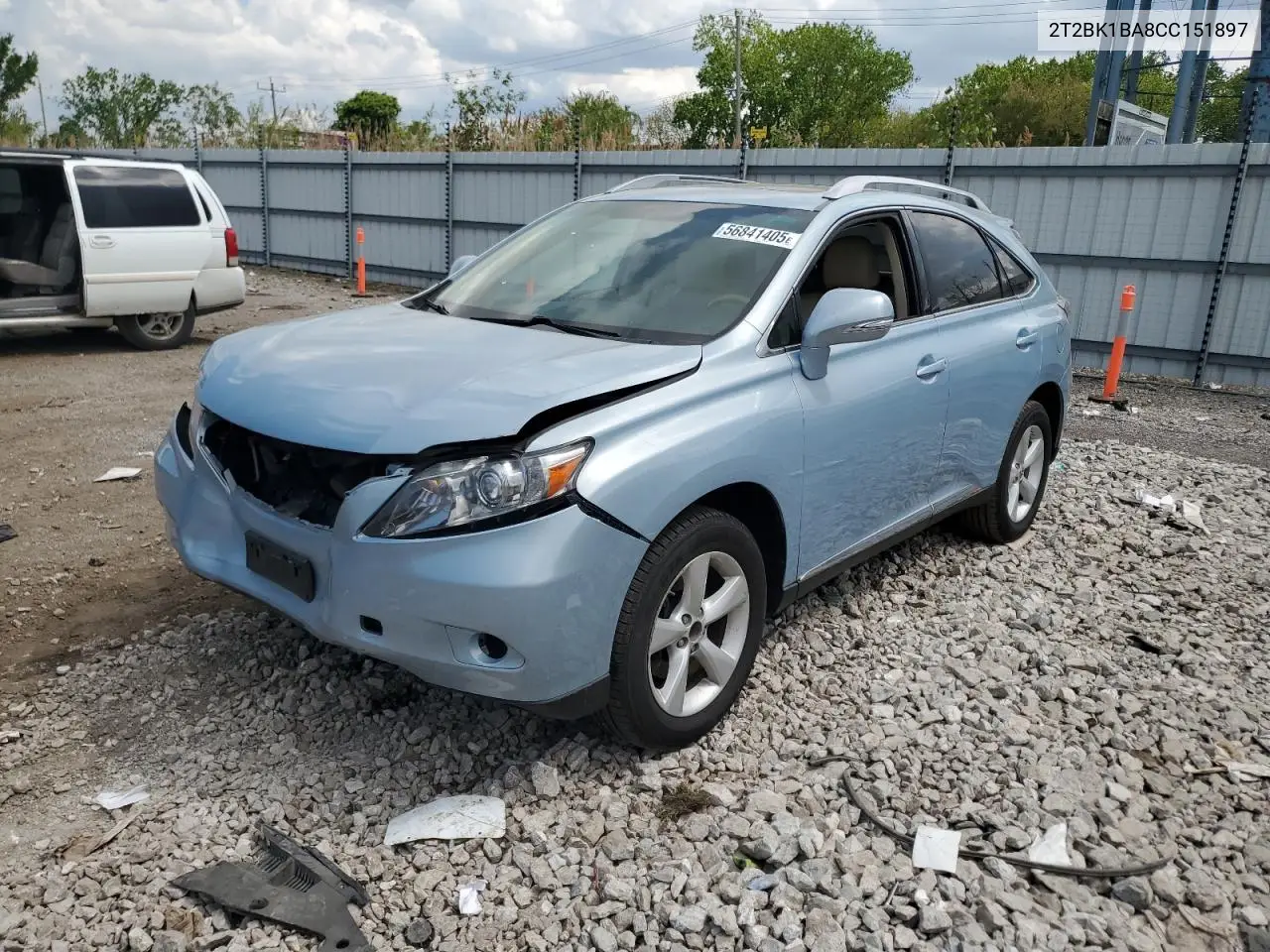 2012 Lexus Rx 350 VIN: 2T2BK1BA8CC151897 Lot: 56841405