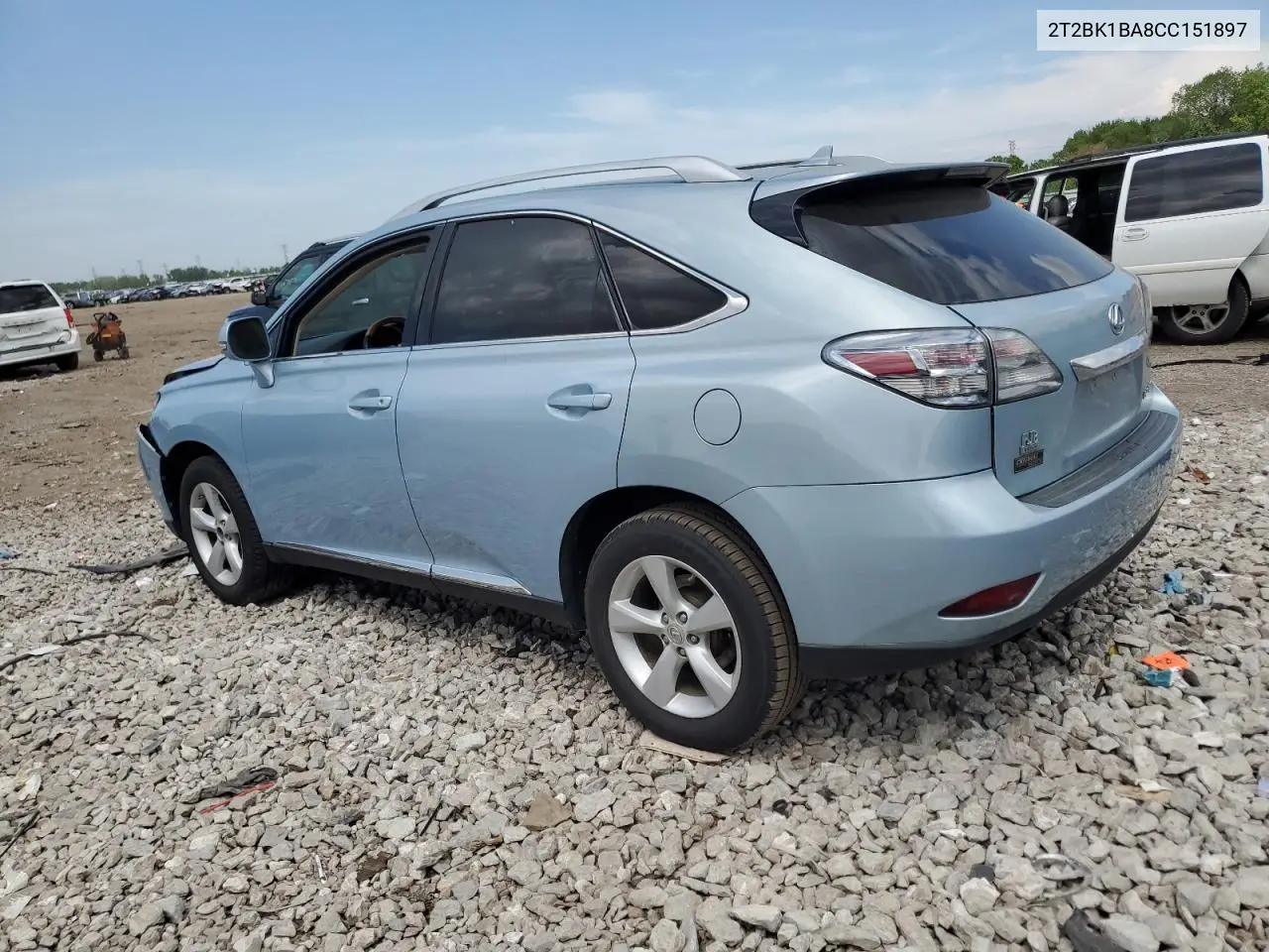 2012 Lexus Rx 350 VIN: 2T2BK1BA8CC151897 Lot: 56841405
