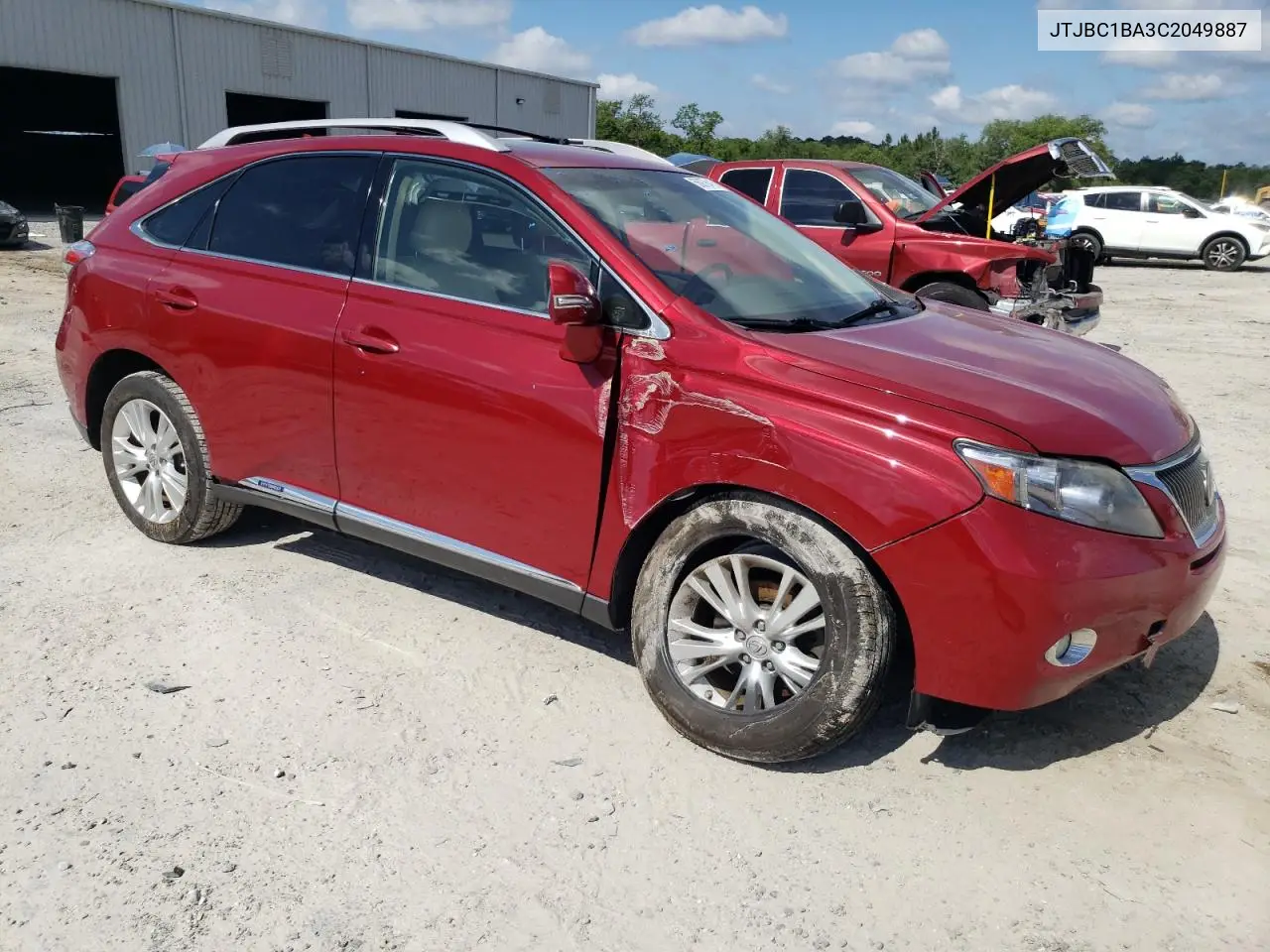 2012 Lexus Rx 450H VIN: JTJBC1BA3C2049887 Lot: 56978415