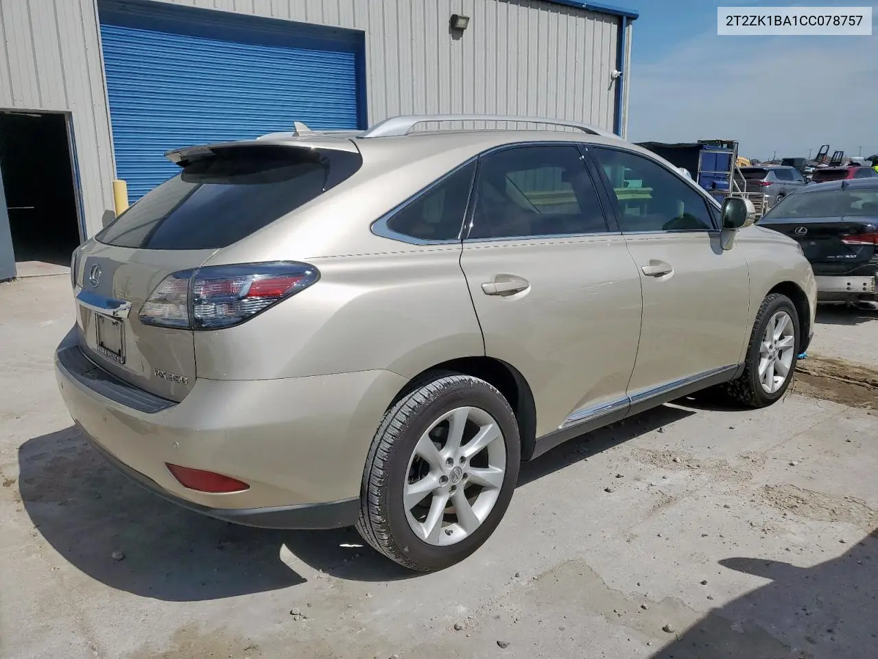 2012 Lexus Rx 350 VIN: 2T2ZK1BA1CC078757 Lot: 56981235