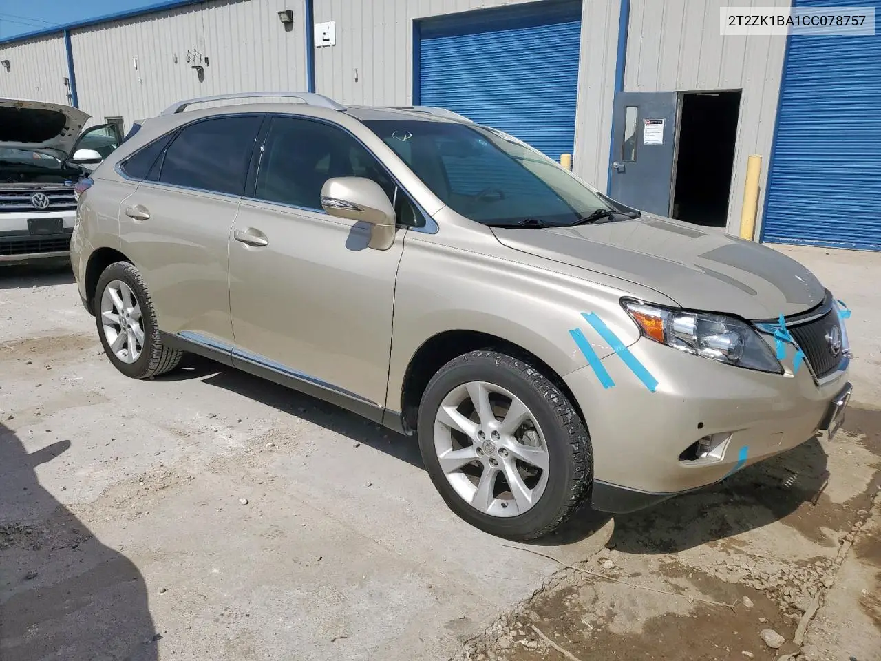 2012 Lexus Rx 350 VIN: 2T2ZK1BA1CC078757 Lot: 56981235