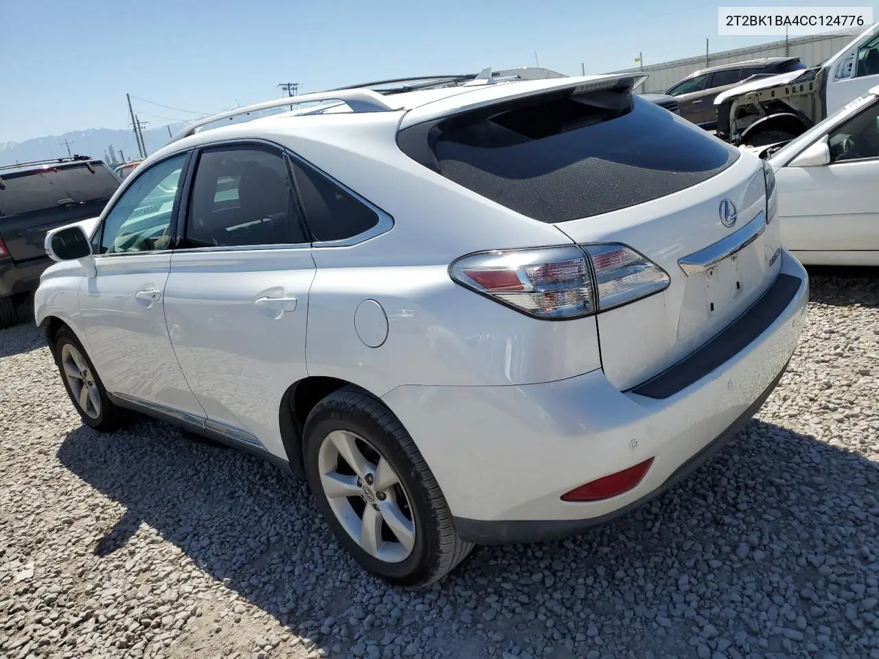 2012 Lexus Rx 350 VIN: 2T2BK1BA4CC124776 Lot: 59214735
