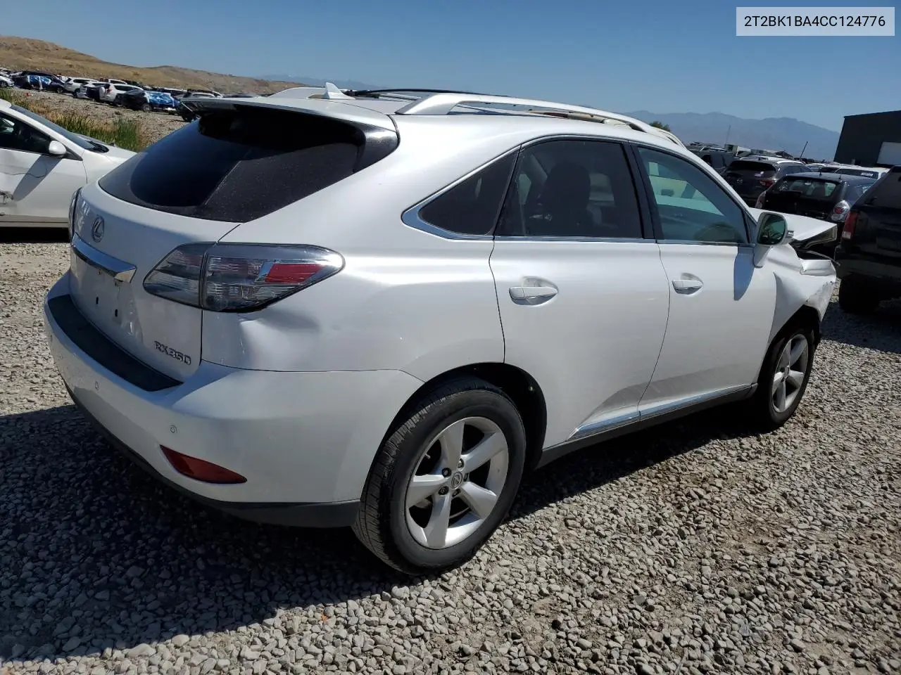 2012 Lexus Rx 350 VIN: 2T2BK1BA4CC124776 Lot: 59214735