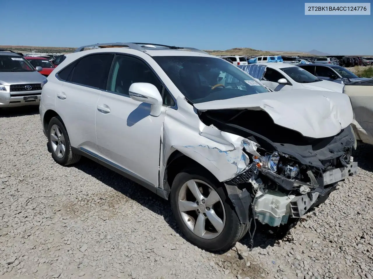 2012 Lexus Rx 350 VIN: 2T2BK1BA4CC124776 Lot: 59214735