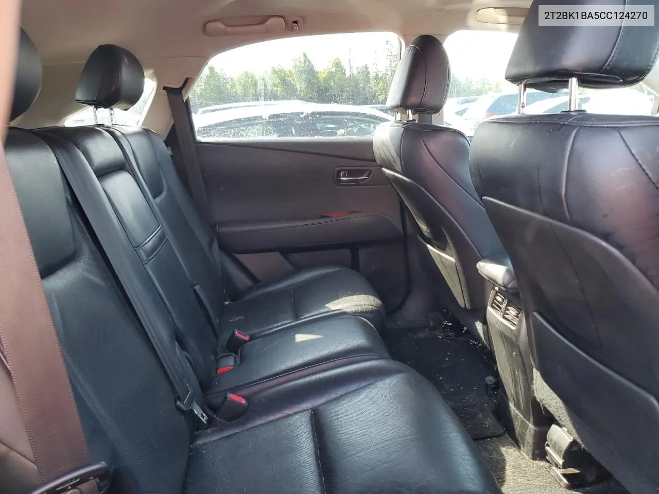 2012 Lexus Rx 350 VIN: 2T2BK1BA5CC124270 Lot: 60446155