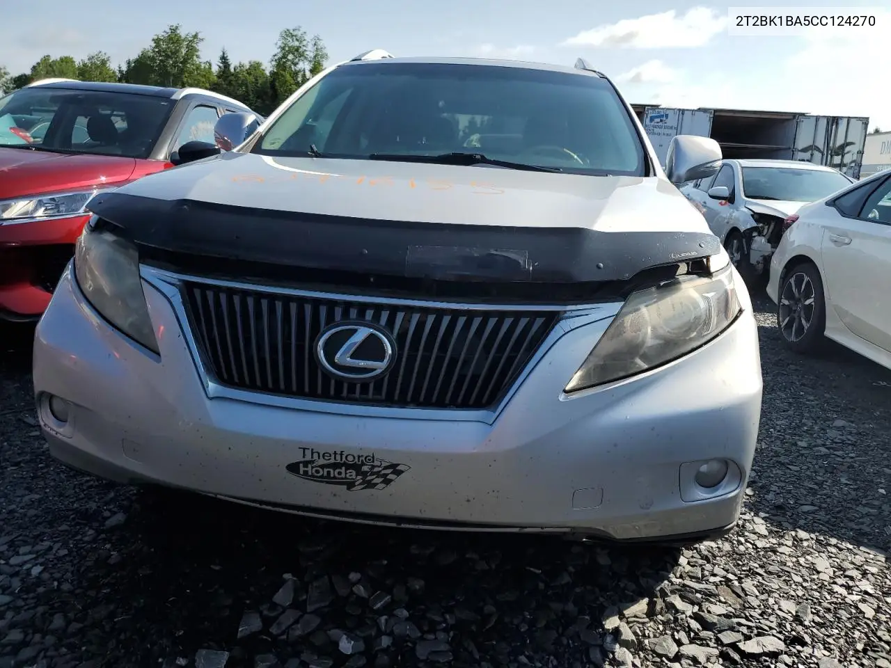 2012 Lexus Rx 350 VIN: 2T2BK1BA5CC124270 Lot: 60446155
