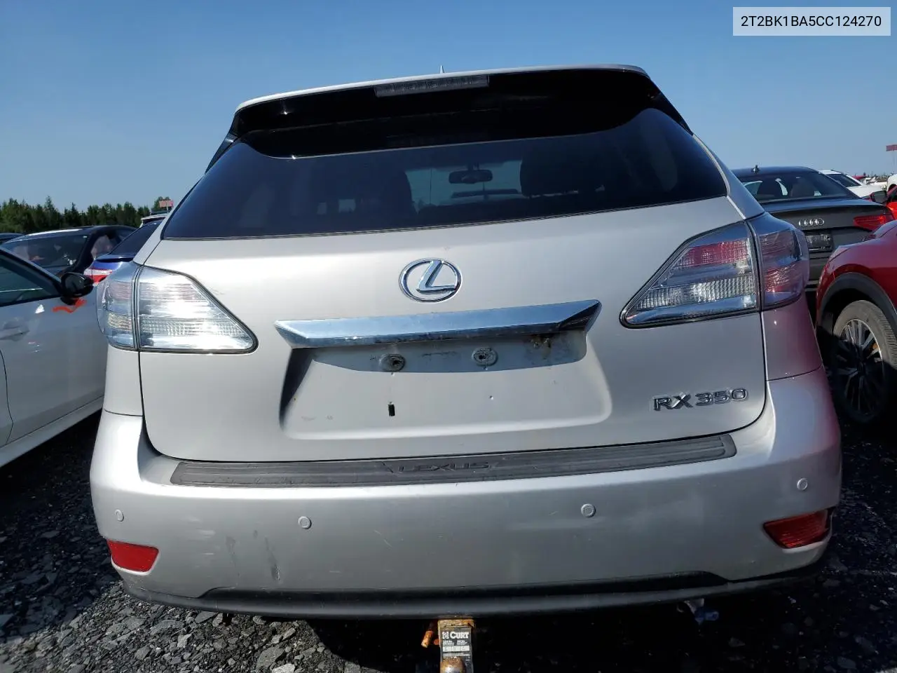 2012 Lexus Rx 350 VIN: 2T2BK1BA5CC124270 Lot: 60446155