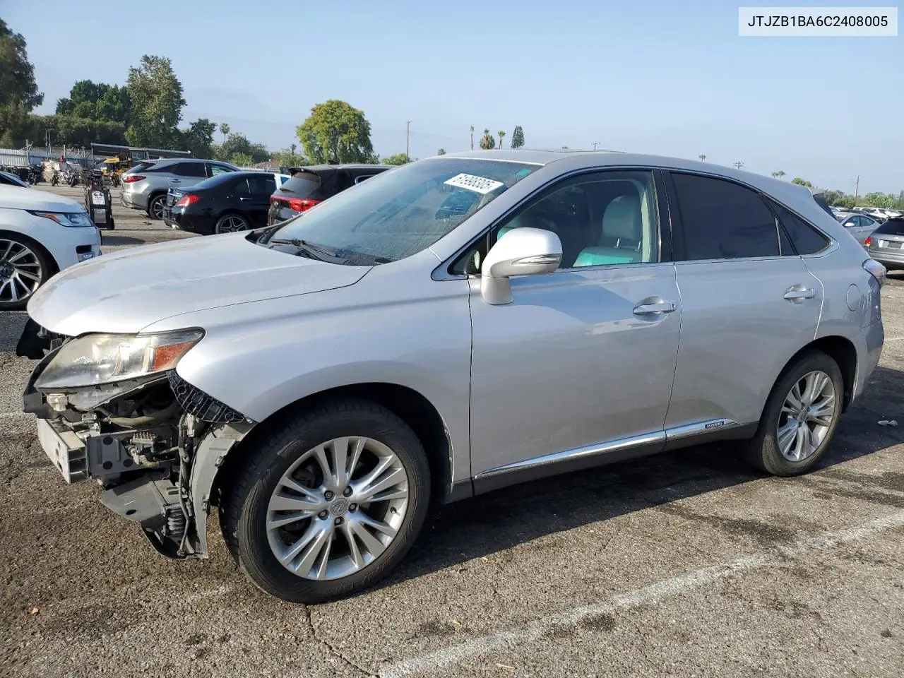 2012 Lexus Rx 450H VIN: JTJZB1BA6C2408005 Lot: 61998305