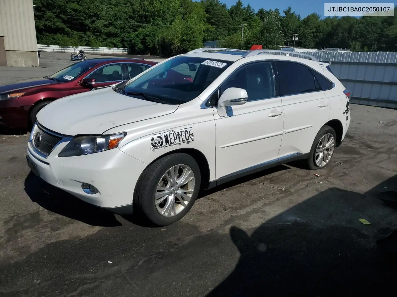 2012 Lexus Rx 450H VIN: JTJBC1BA0C2050107 Lot: 62010125