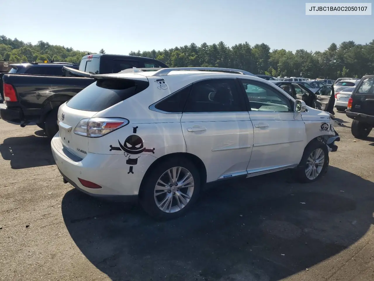 2012 Lexus Rx 450H VIN: JTJBC1BA0C2050107 Lot: 62010125