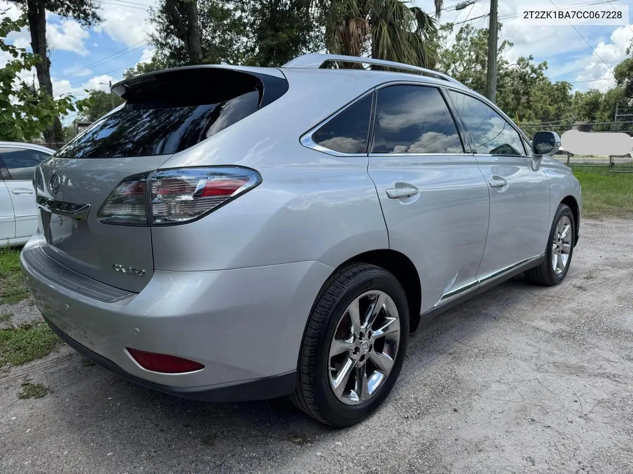 2012 Lexus Rx 350 VIN: 2T2ZK1BA7CC067228 Lot: 63053005