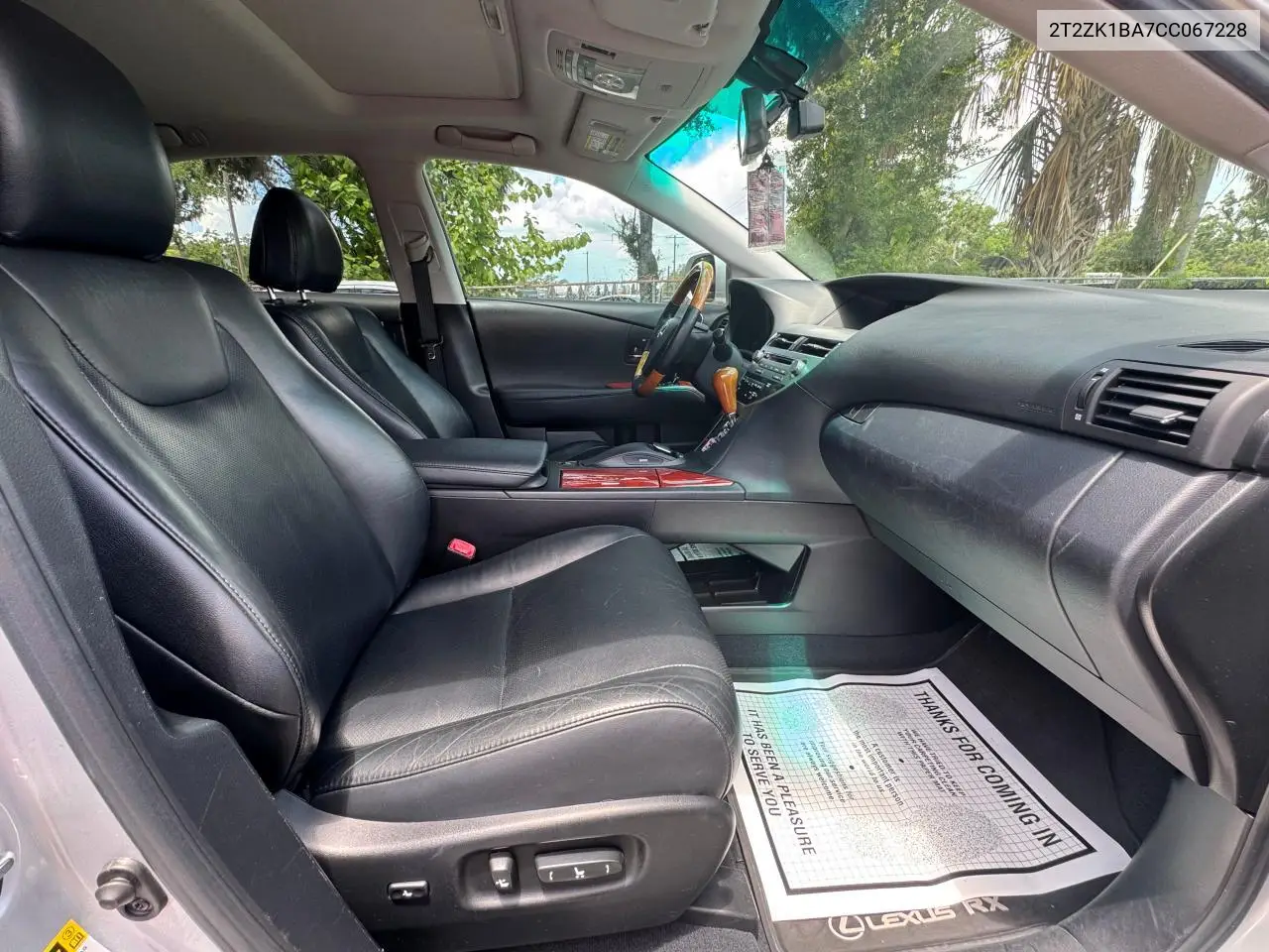 2012 Lexus Rx 350 VIN: 2T2ZK1BA7CC067228 Lot: 63053005