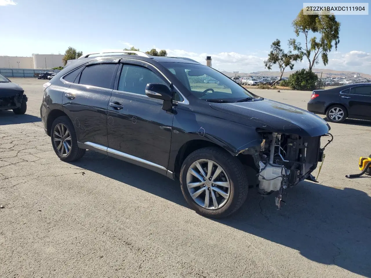 2013 Lexus Rx 350 VIN: 2T2ZK1BAXDC111904 Lot: 56346325