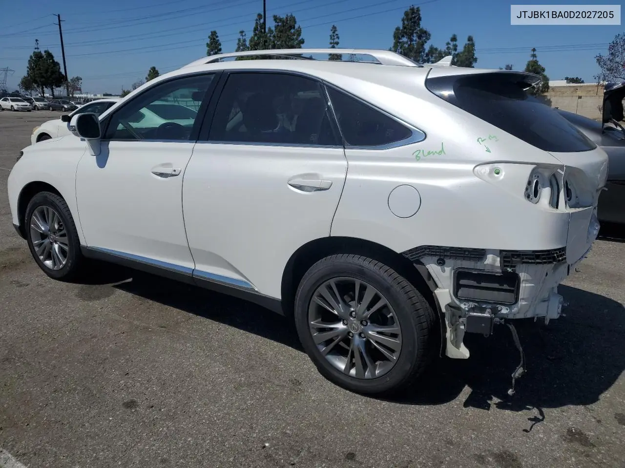 2013 Lexus Rx 350 Base VIN: JTJBK1BA0D2027205 Lot: 56597615