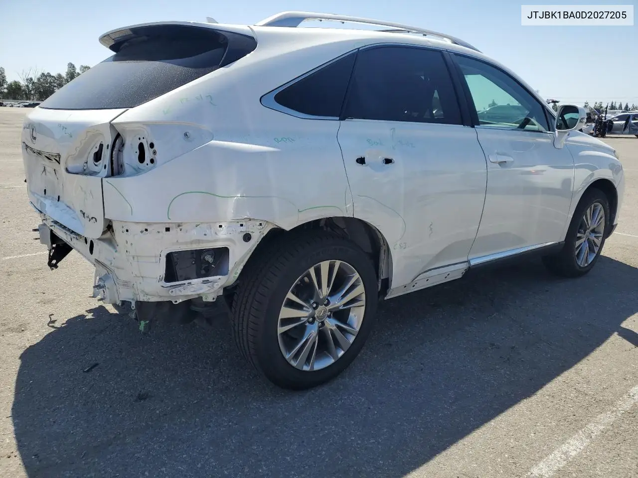 2013 Lexus Rx 350 Base VIN: JTJBK1BA0D2027205 Lot: 56597615