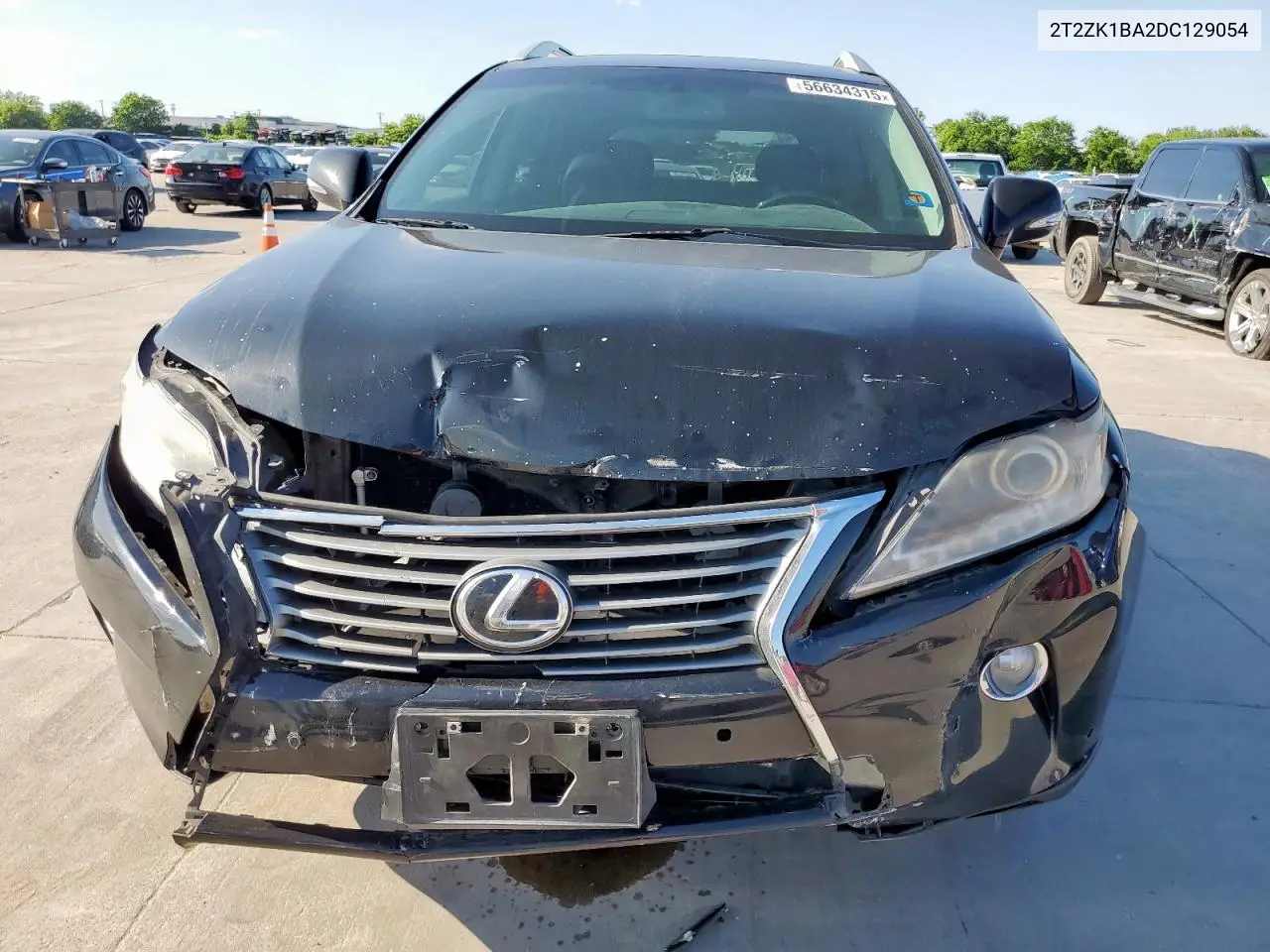 2013 Lexus Rx 350 VIN: 2T2ZK1BA2DC129054 Lot: 56634315
