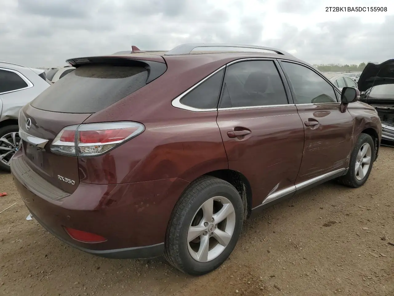 2013 Lexus Rx 350 Base VIN: 2T2BK1BA5DC155908 Lot: 56717325