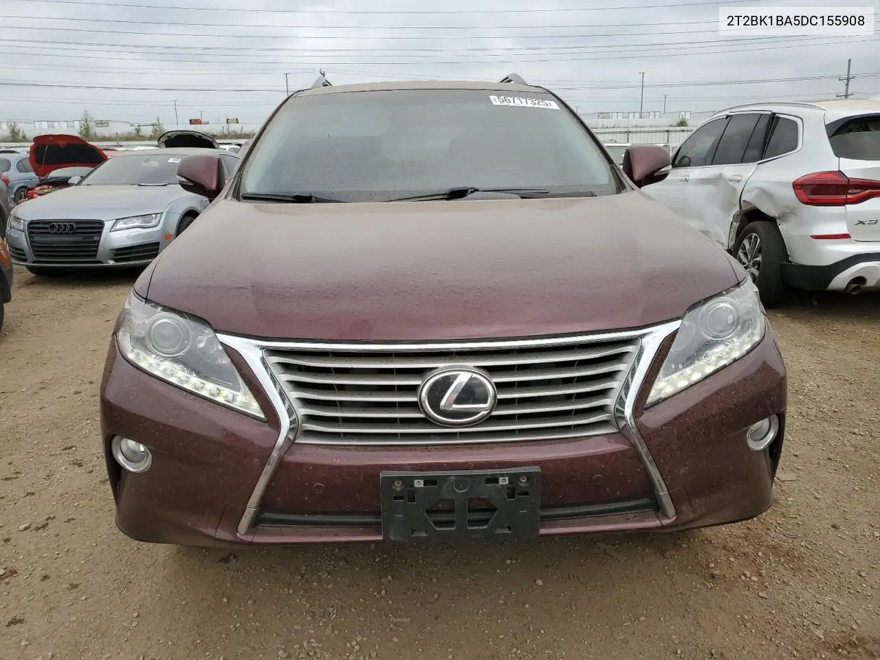 2013 Lexus Rx 350 Base VIN: 2T2BK1BA5DC155908 Lot: 56717325