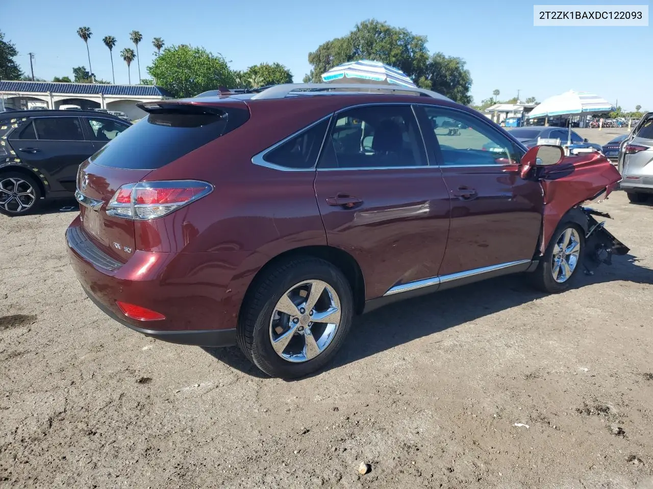2013 Lexus Rx 350 VIN: 2T2ZK1BAXDC122093 Lot: 56862685