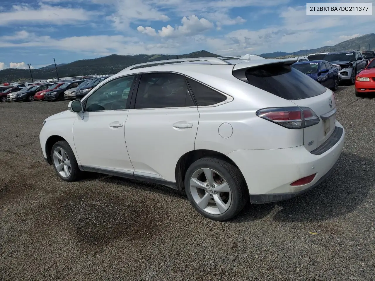 2013 Lexus Rx 350 Base VIN: 2T2BK1BA7DC211377 Lot: 62265285
