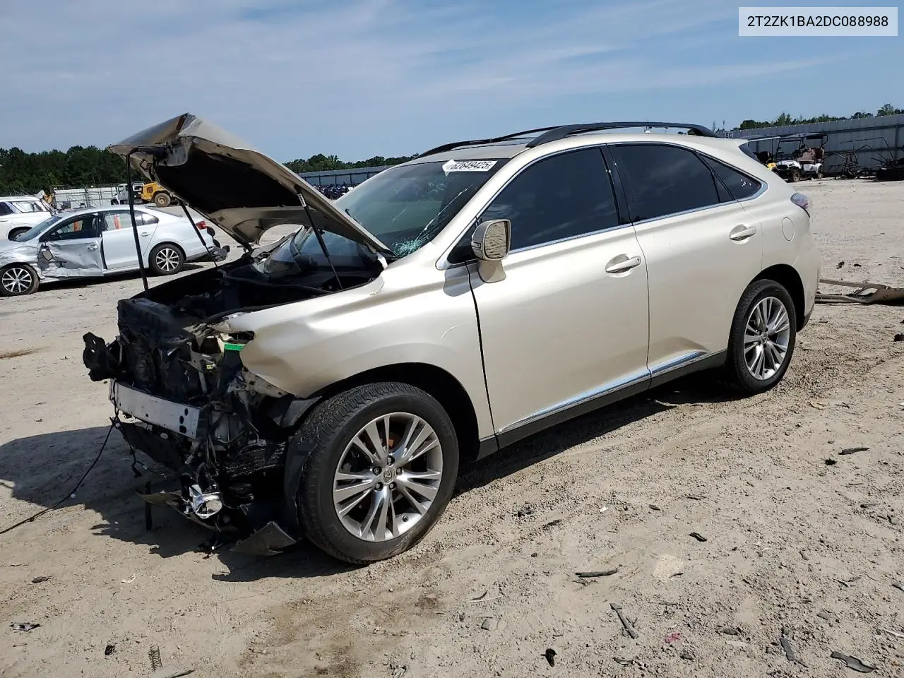 2013 Lexus Rx 350 VIN: 2T2ZK1BA2DC088988 Lot: 62649425