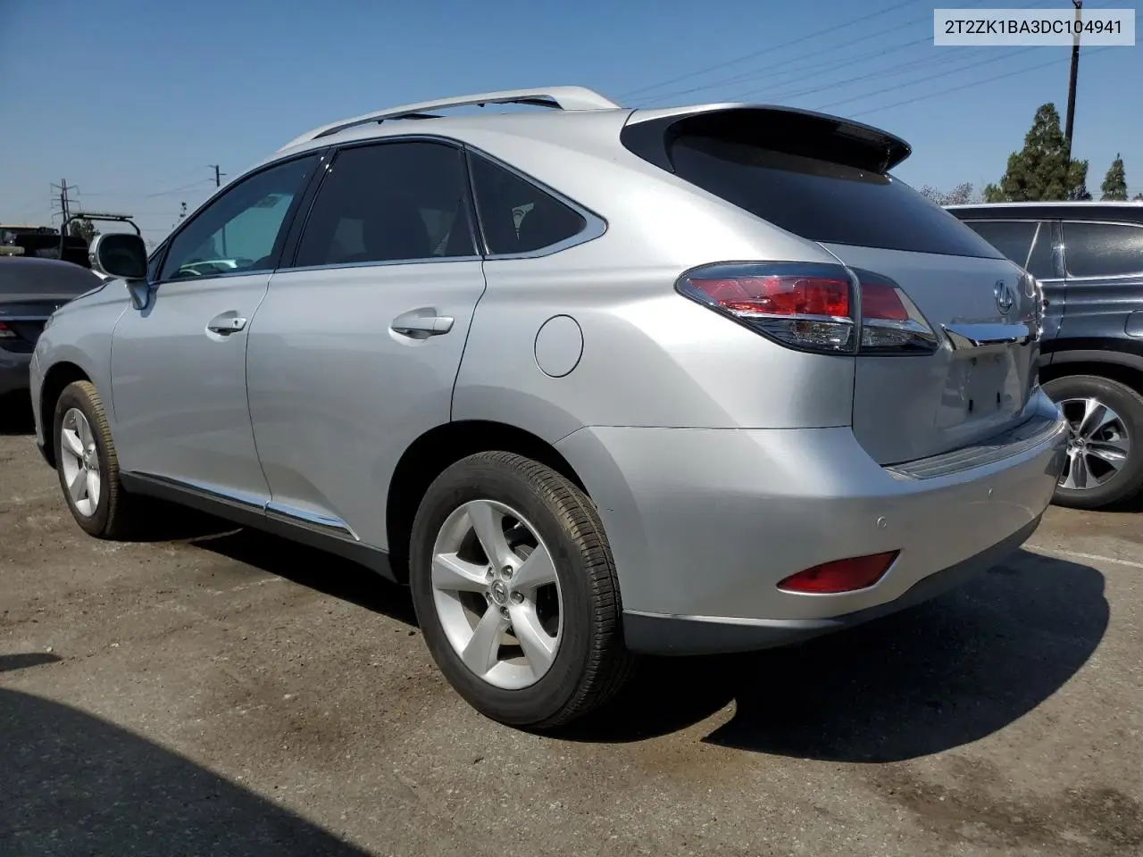 2013 Lexus Rx 350 VIN: 2T2ZK1BA3DC104941 Lot: 62784985