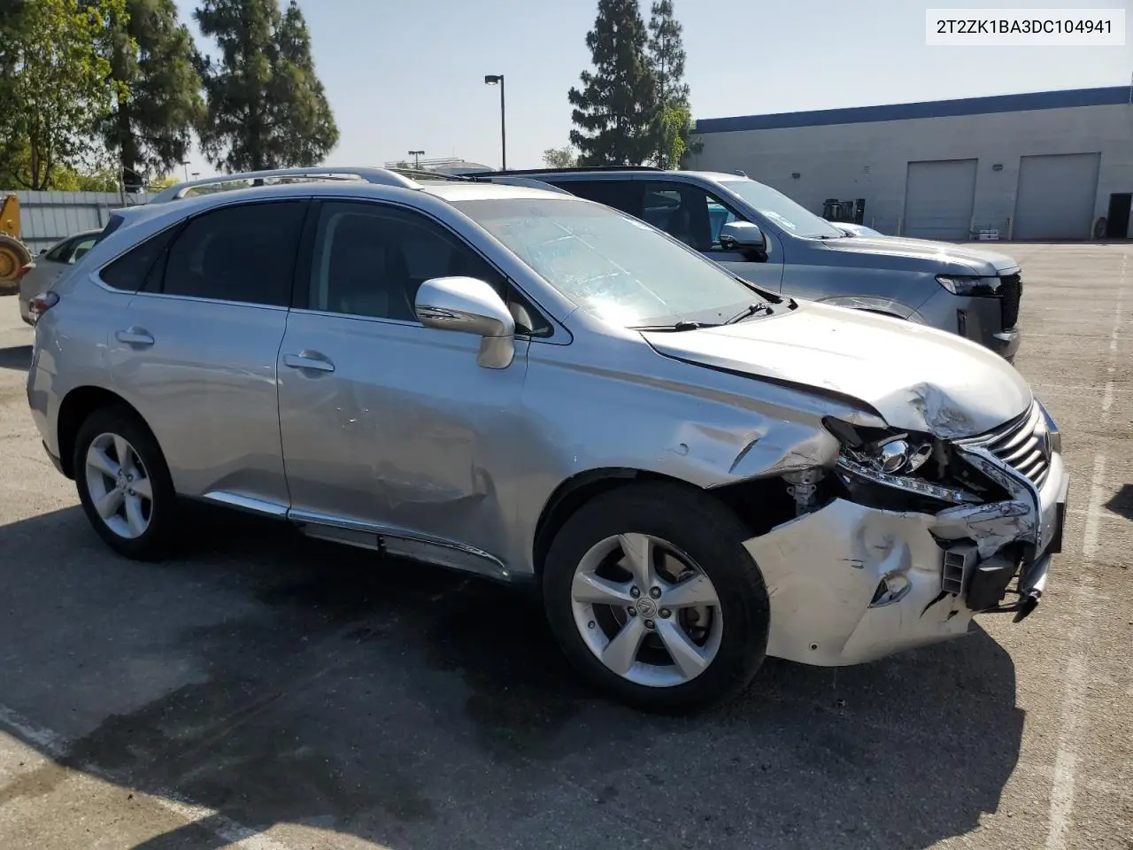 2013 Lexus Rx 350 VIN: 2T2ZK1BA3DC104941 Lot: 62784985