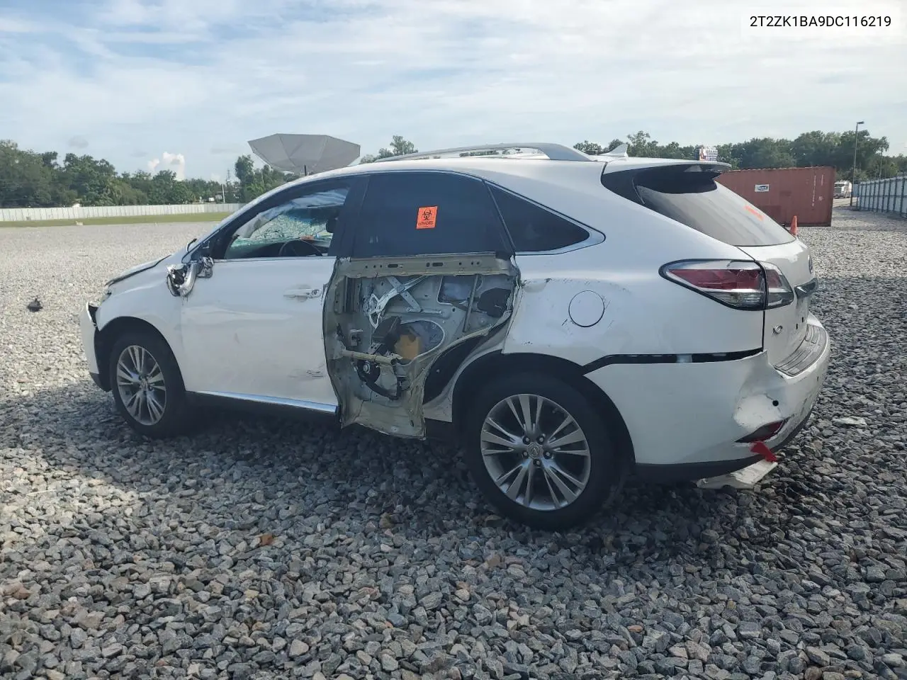 2013 Lexus Rx 350 VIN: 2T2ZK1BA9DC116219 Lot: 62823505