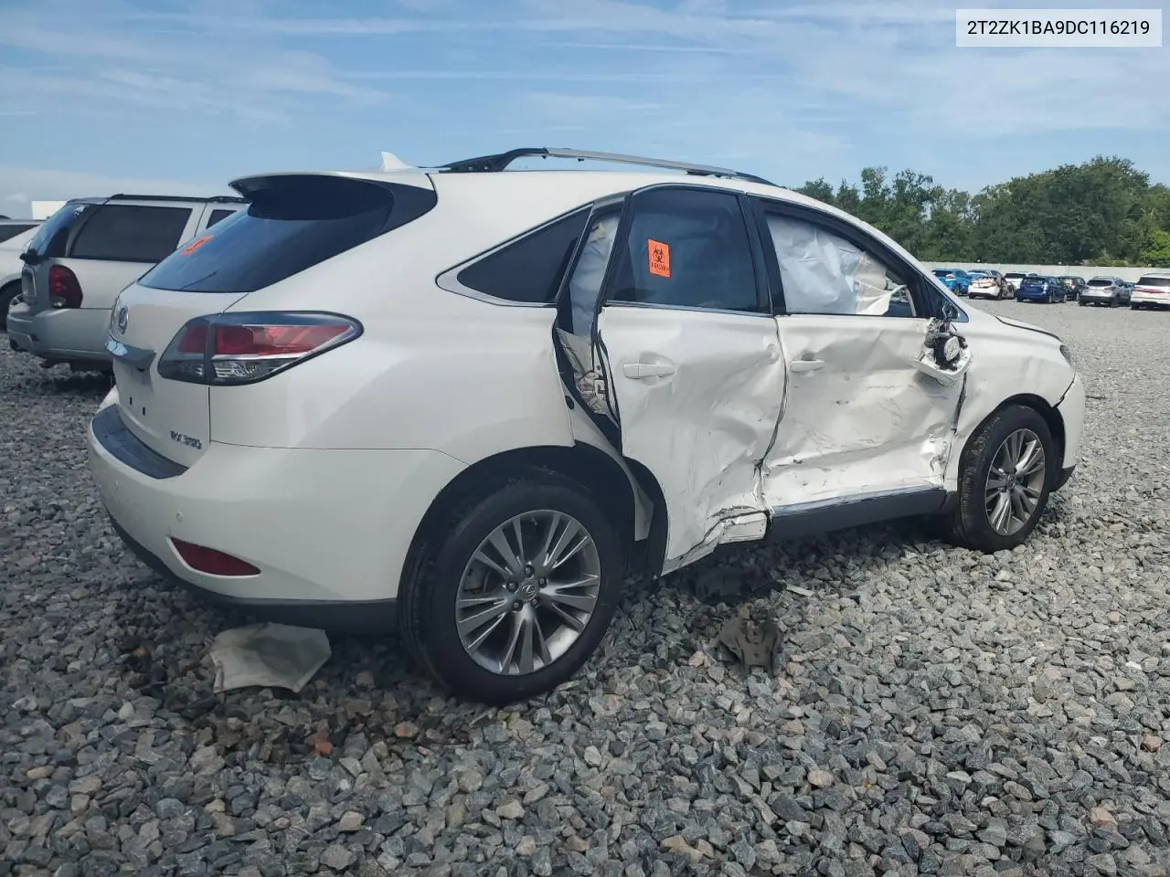 2013 Lexus Rx 350 VIN: 2T2ZK1BA9DC116219 Lot: 62823505