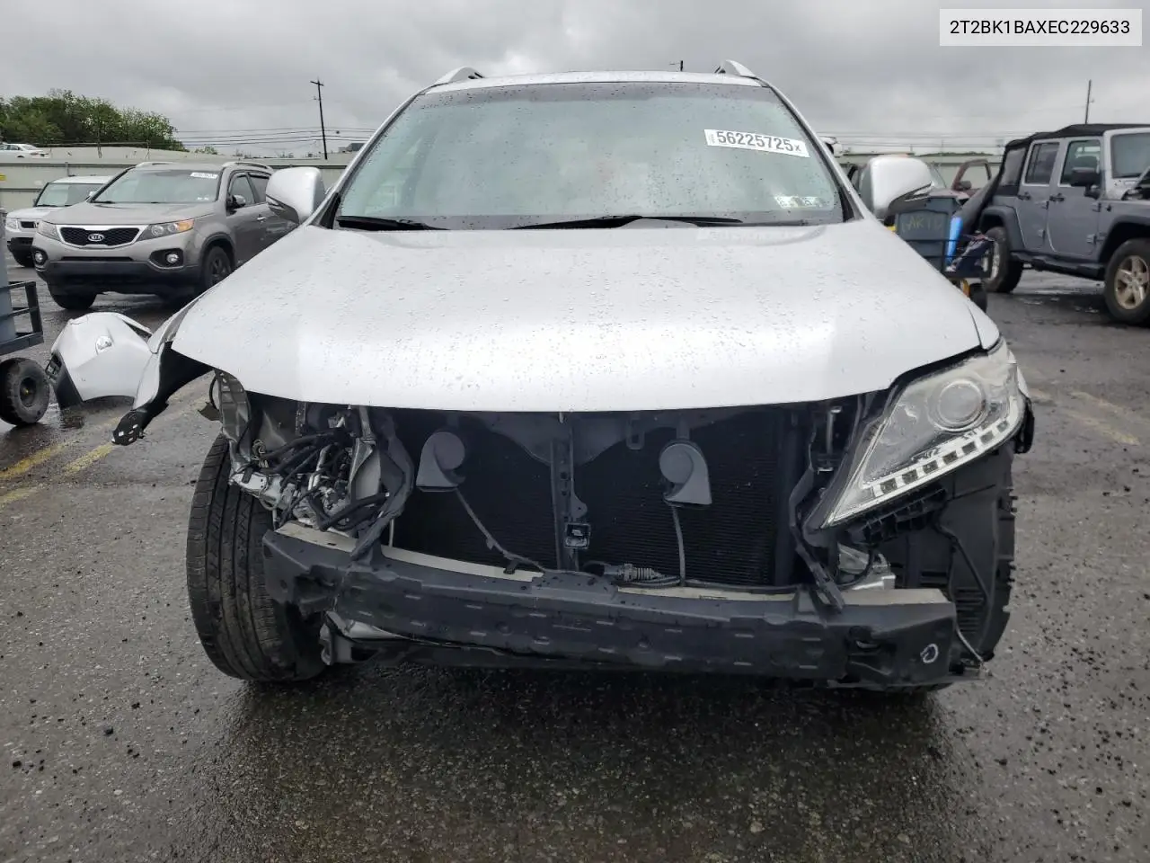 2014 Lexus Rx 350 Base VIN: 2T2BK1BAXEC229633 Lot: 56225725